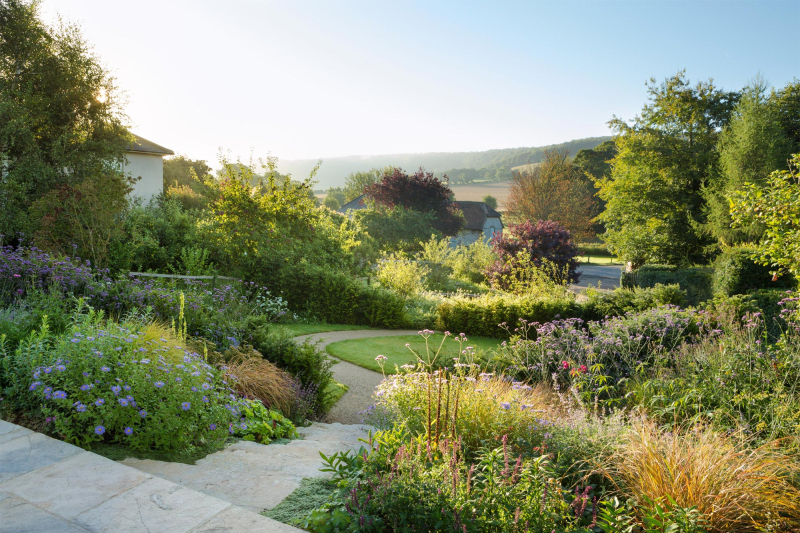 Purbeck stone terraces