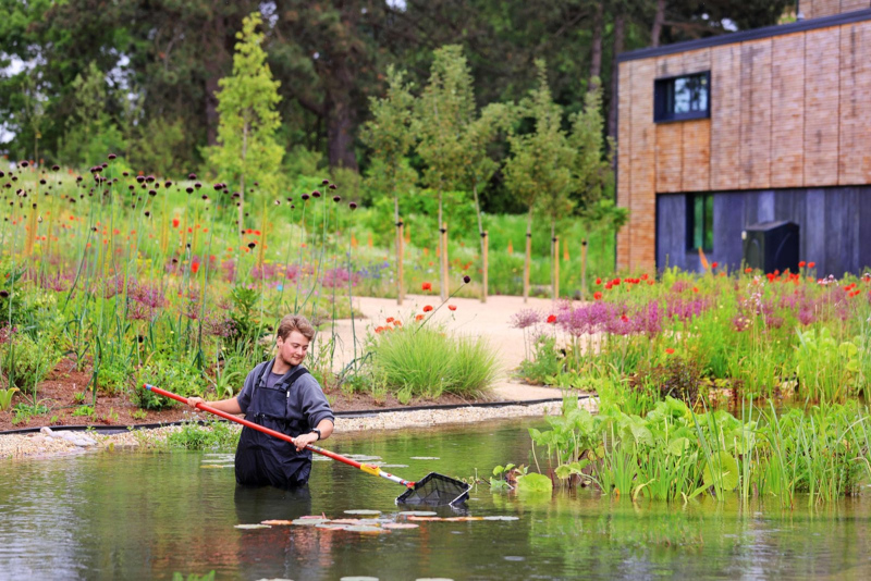 RHS Hilltop prepares to open at RHS Garden Wisley, Surrey - 22 June 2021