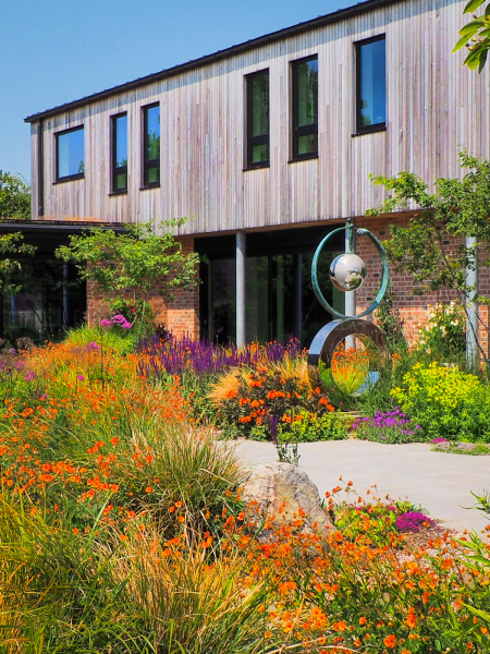 Contemporary courtyard