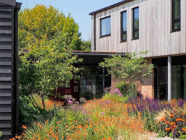 Contemporary Courtyard After designed by Ann-Marie Powell Gardens